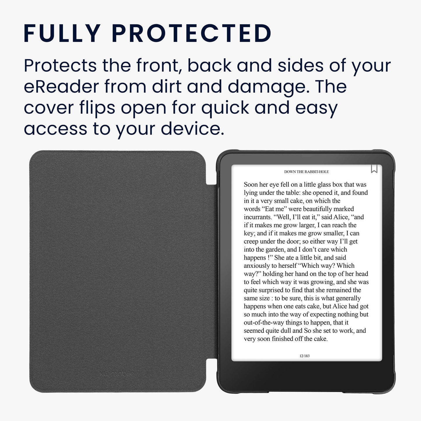 kwmobile Klapphülle kompatibel mit Amazon Kindle Paperwhite (2024)/Colorsoft Hülle - eReader Case aus Kunstleder - Cover