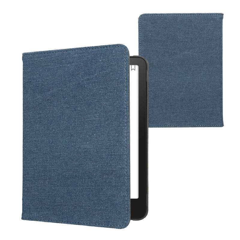 kwmobile Klapphülle kompatibel mit Amazon Kindle Paperwhite (2024)/Colorsoft - Schutzhülle e-Reader - Hülle eReader - Blau Blau  