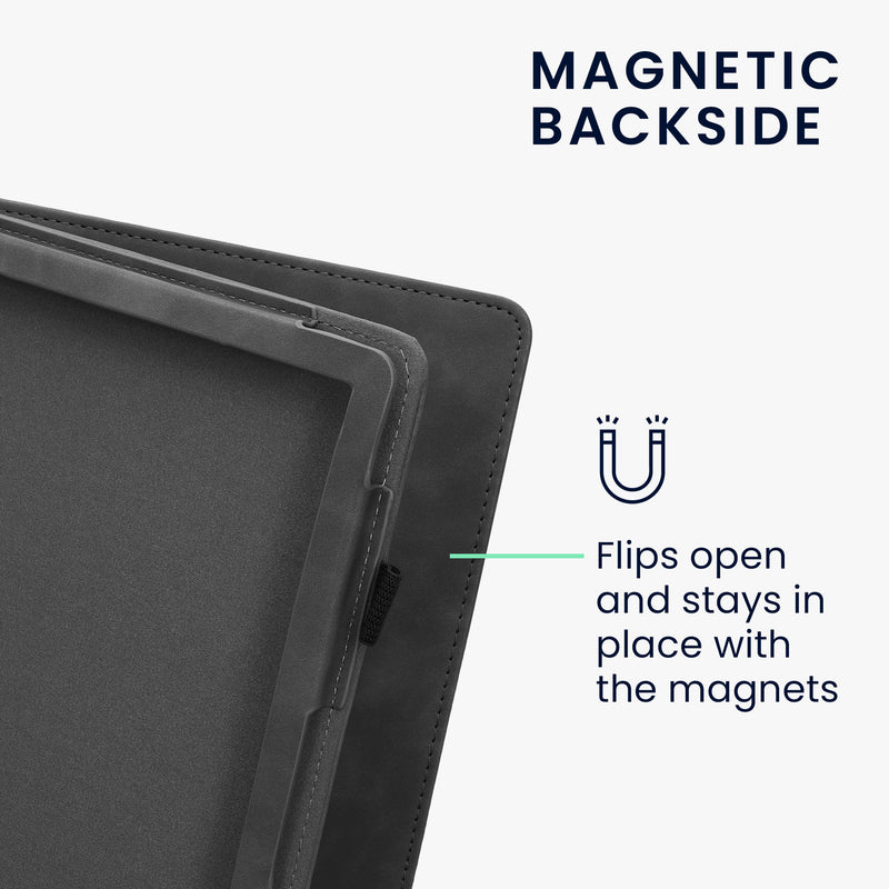 kwmobile Flip Hülle kompatibel mit Amazon Kindle Scribe (2022/2024) - Handschlaufe - Cover