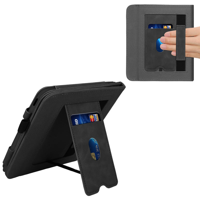 kwmobile Flip Hülle kompatibel mit Kobo Kobo Libra Colour / Tolino Vision Color - Handschlaufe - Cover