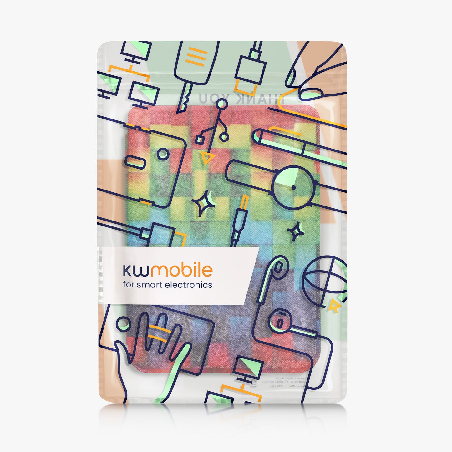 kwmobile Schutzhülle für Kobo Clara BW / Clara Colour / Tolino Shine (5) / Shine Color Hülle - eReader Flip Case mit Auto Sleep Funktion