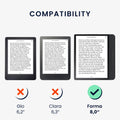 kwmobile Schutzhülle für Kobo Forma Hülle - eReader Klapphülle mit Auto Sleep Funktion - Cover mit Ständer