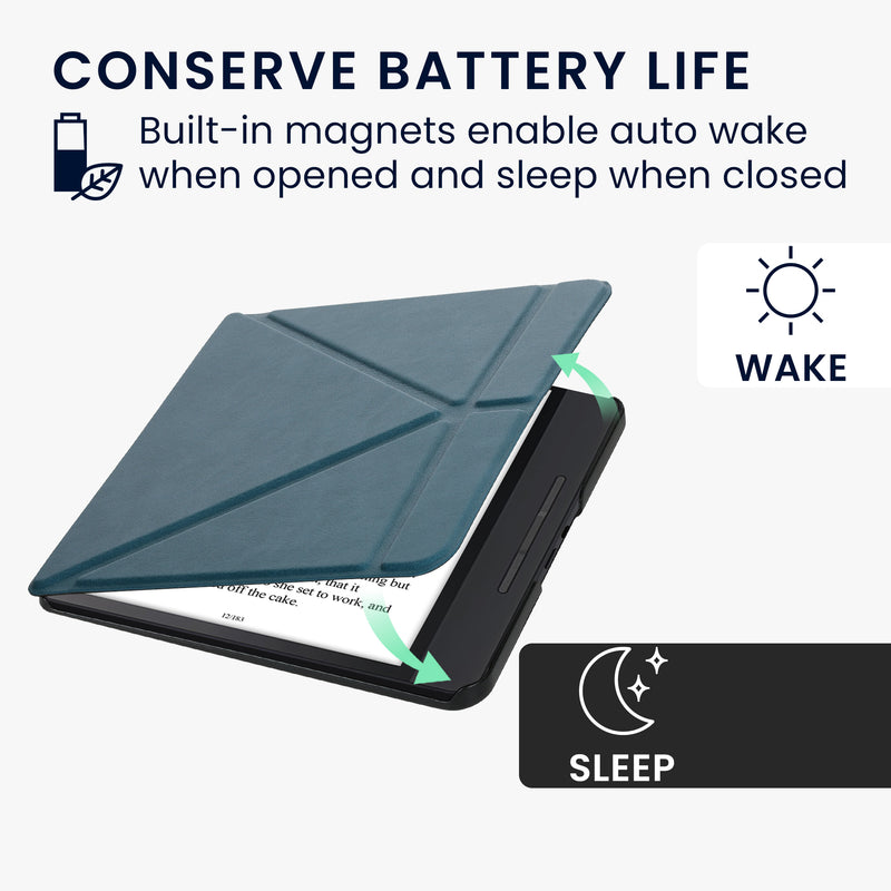 kwmobile Schutzhülle für Kobo Forma Hülle - eReader Klapphülle mit Auto Sleep Funktion - Cover mit Ständer