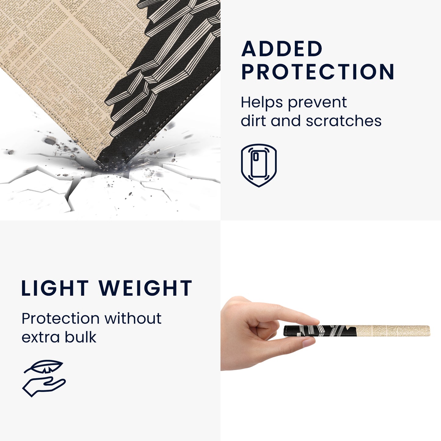 kwmobile Schutzhülle für Kobo Forma Hülle - eReader Flip Case mit Handschlaufe und Auto Sleep Funktion