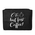 kwmobile Hülle kompatibel mit Nespresso Creatista Pro - Abdeckung Kaffeemaschine Staubschutz OK Coffee Weiß Schwarz Weiß  [dsg01]