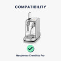 kwmobile Hülle kompatibel mit Nespresso Creatista Pro - Abdeckung Kaffeemaschine Staubschutz