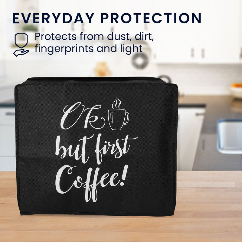 kwmobile Hülle kompatibel mit Nespresso Lattissima Pro - Abdeckung Kaffeemaschine Staubschutz