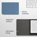 kwmobile Klapphülle kompatibel mit Pocketbook Verse / Verse Lite / Verse Pro / Color / Vivlio Light/Light HD - Schutzhülle e-Reader - Hülle eReader