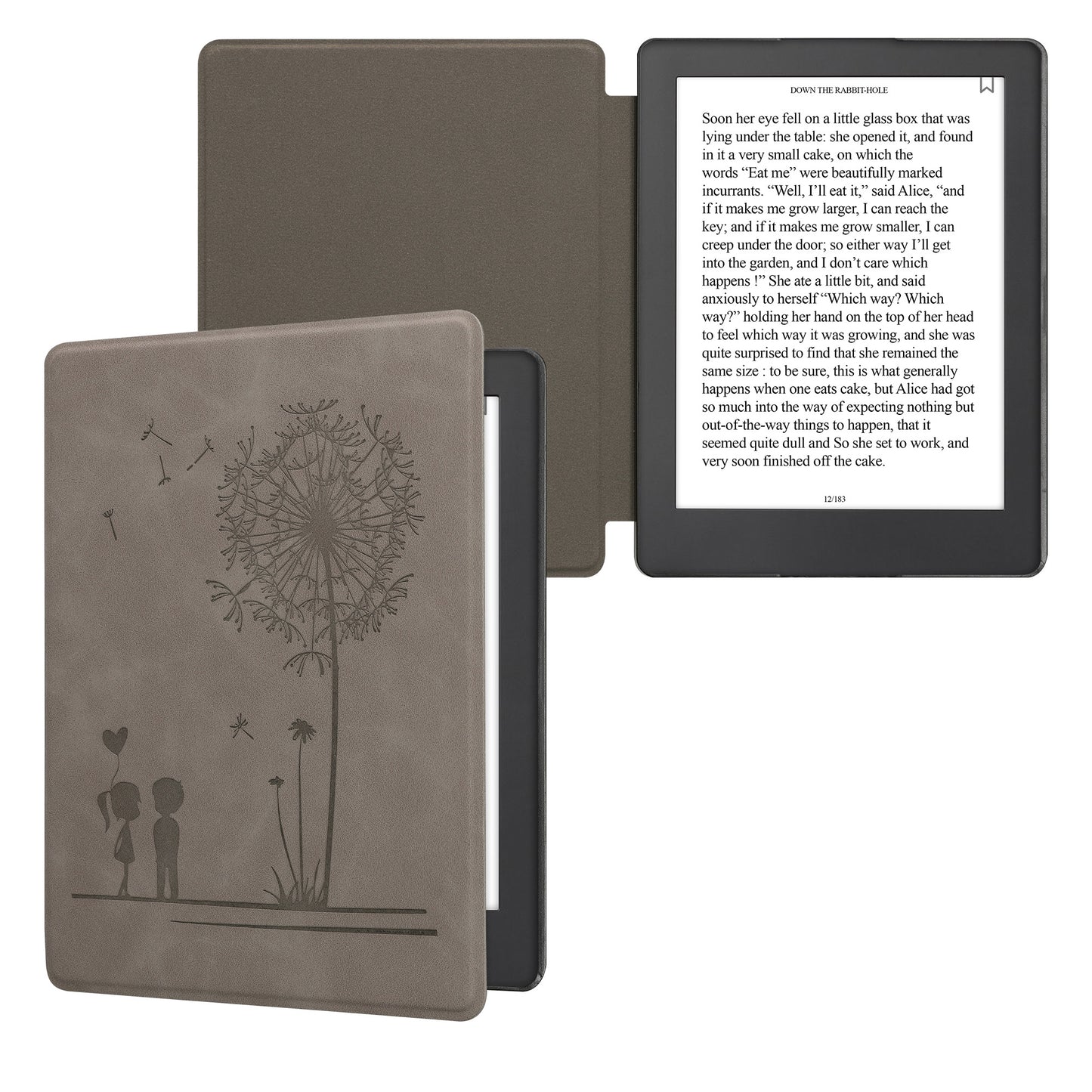 kwmobile Schutzhülle für Kobo Aura H2O Edition 2 Hülle - eReader Case aus Kunstleder mit Auto Sleep Funktion
