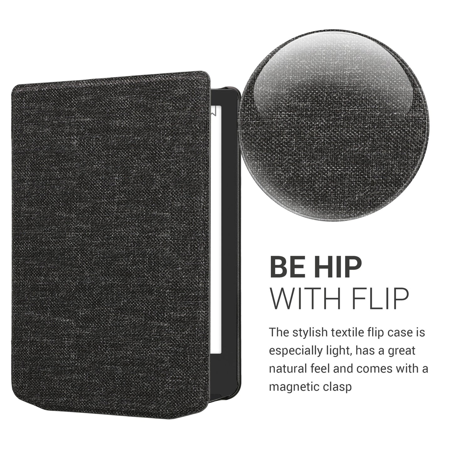kwmobile Hülle kompatibel mit Pocketbook Verse / Verse Lite / Verse Pro / Color / Vivlio Light/Light HD Schutzhülle Cover Case
