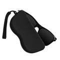 kwmobile Sonnenbrillen Etui zum Anhängen - weiches Brillenetui zum Anhängen für Handtasche - Tasche für Brille mit Reißverschluss