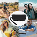 kwmobile Sonnenbrillen Etui zum Anhängen - weiches Brillenetui zum Anhängen für Handtasche - Tasche für Brille mit Reißverschluss