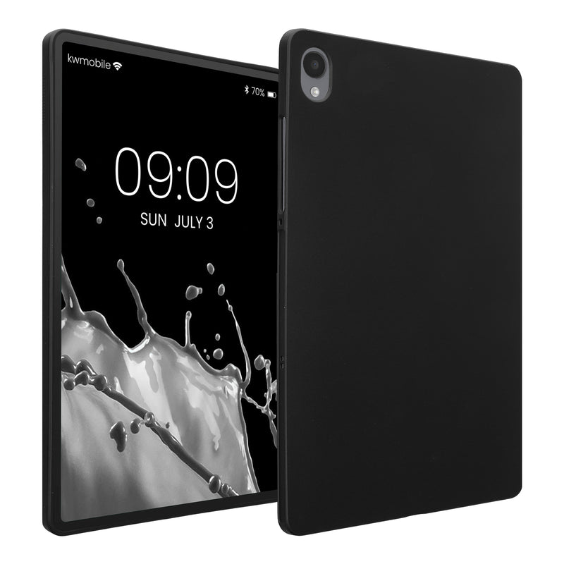 kwmobile Schutzhülle kompatibel mit Samsung Galaxy Tab S11 - Hülle Silikon - Tablet Cover Case Schwarz matt Schwarz matt  