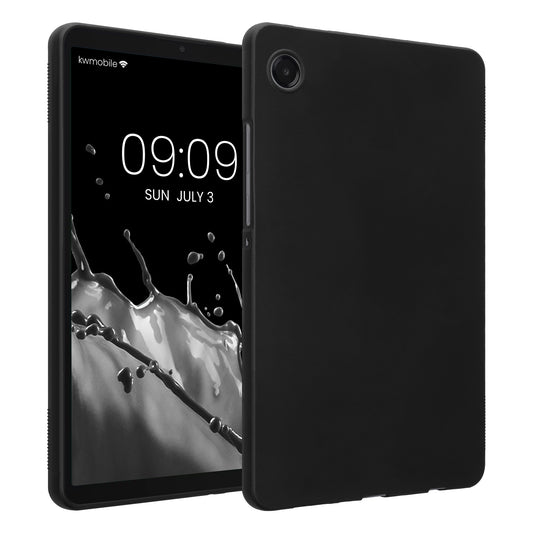 kwmobile Schutzhülle kompatibel mit Samsung Galaxy Tab A11 - Hülle Silikon - Tablet Cover Case Schwarz matt Schwarz matt  