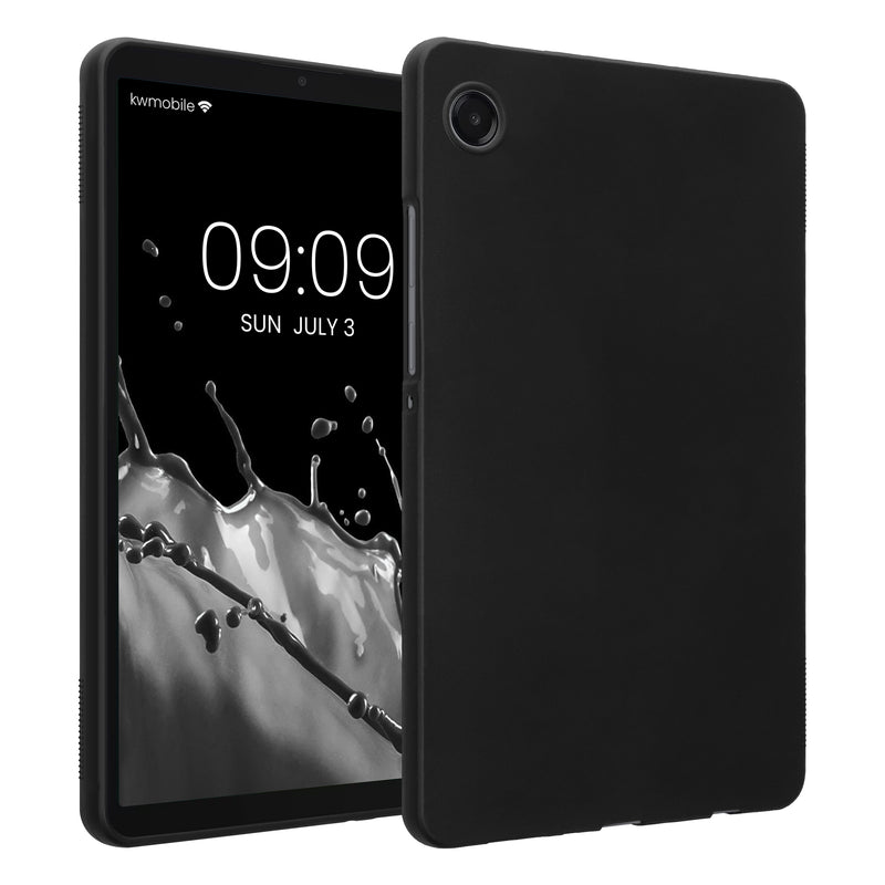 kwmobile Schutzhülle kompatibel mit Samsung Galaxy Tab A11 - Hülle Silikon - Tablet Cover Case Schwarz matt Schwarz matt  