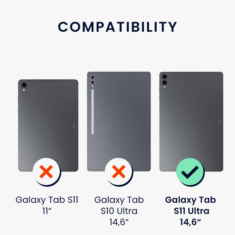 kwmobile Hülle kompatibel mit Samsung Galaxy Tab S11 Ultra Hülle - Tablet Cover