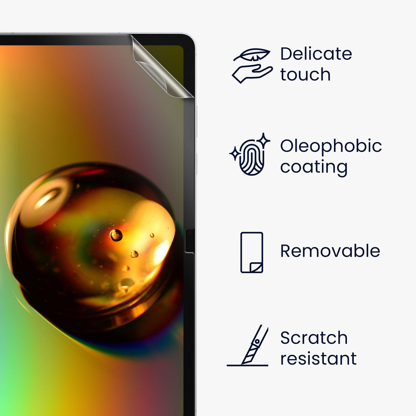 2x Folie kompatibel mit Samsung Galaxy Tab S11