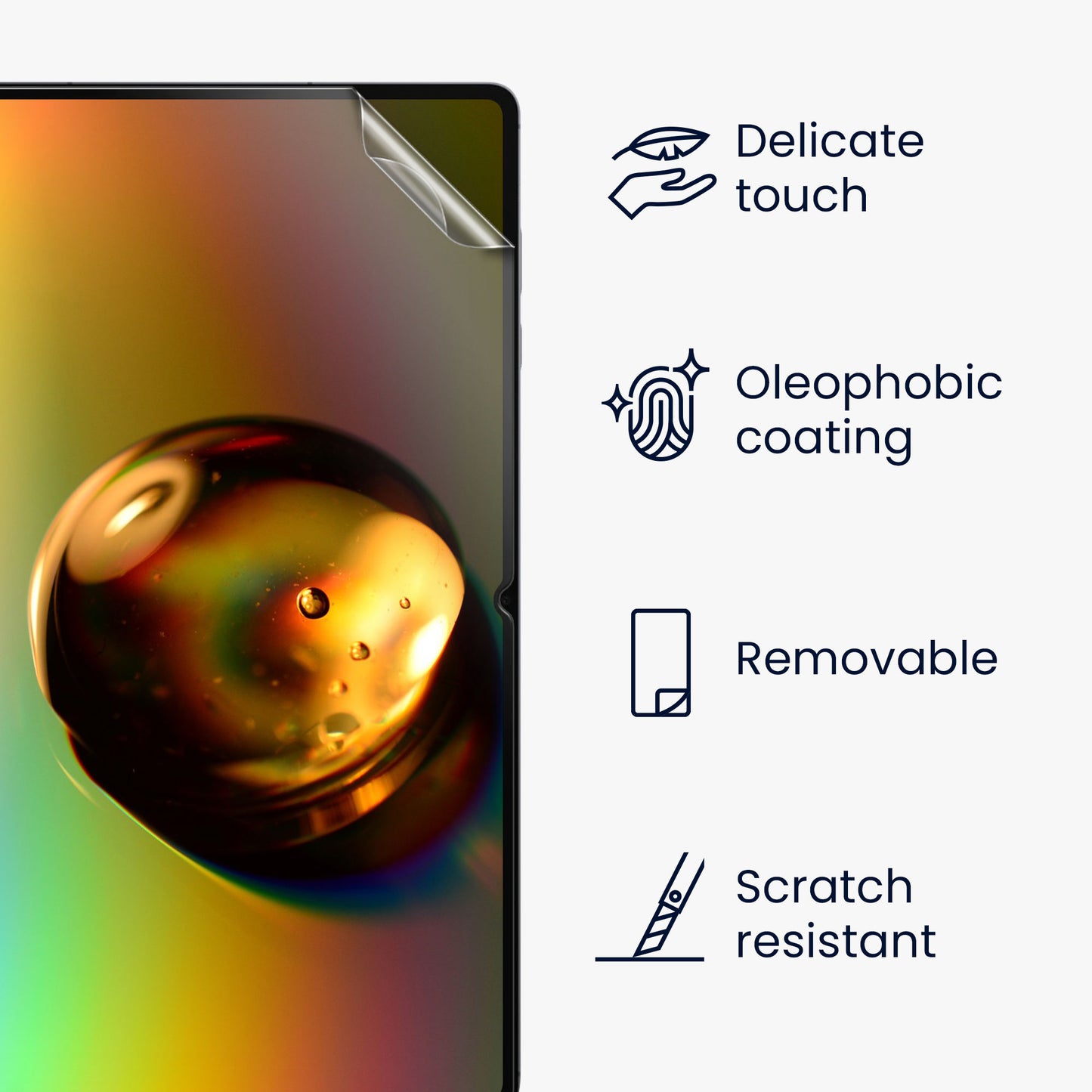2x Folie kompatibel mit Samsung Galaxy Tab S11 Ultra