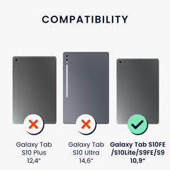 2x Folie kompatibel mit Samsung Galaxy Tab S10 FE / S10 Lite / S9 FE / S9 - Kristallklar - Displayschutz