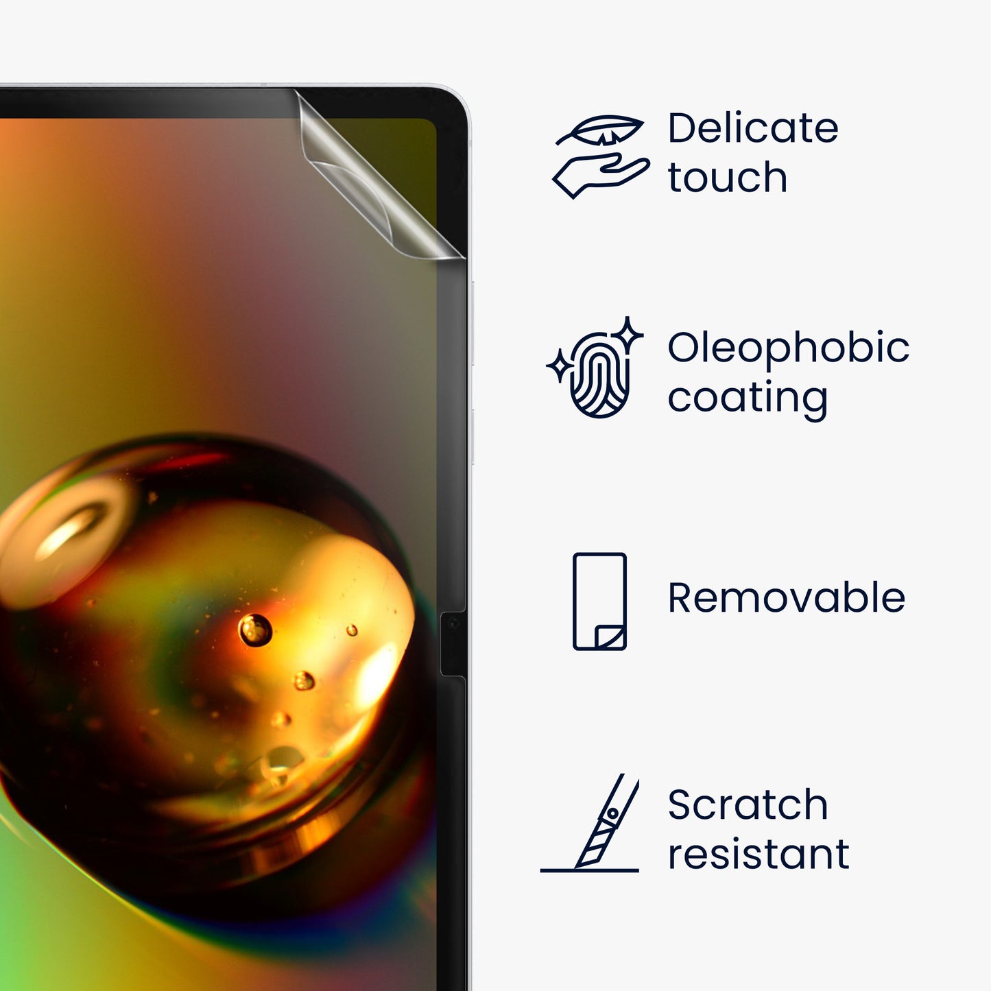 2x Folie kompatibel mit Samsung Galaxy Tab S11