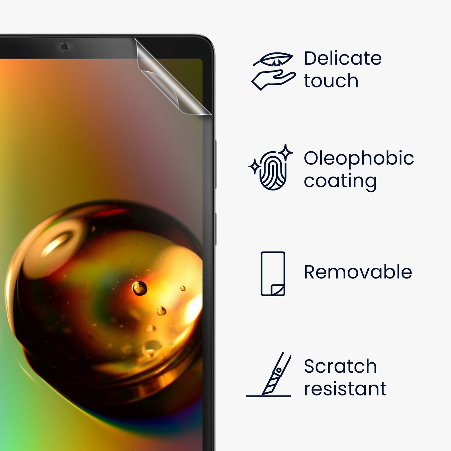 2x Folie kompatibel mit Samsung Galaxy Tab A11
