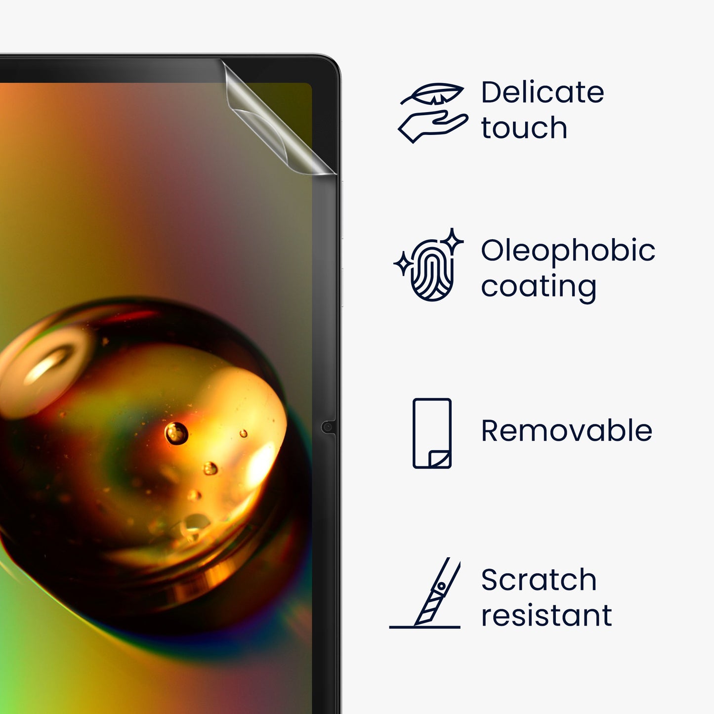 2x Folie kompatibel mit Samsung Galaxy Tab A11+ / Plus