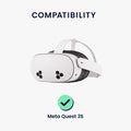 kwmobile VR Maske kompatibel mit Meta Quest 3S Cover VR-Brillen-Maske gegen Schweiß und Verschmutzung