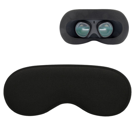 kwmobile Objektivabdeckung kompatibel mit Meta Quest 3S Schutz Cover - VR Brille Objektivschutzhülle staubdicht und kratzfest - Schwarz Schwarz  