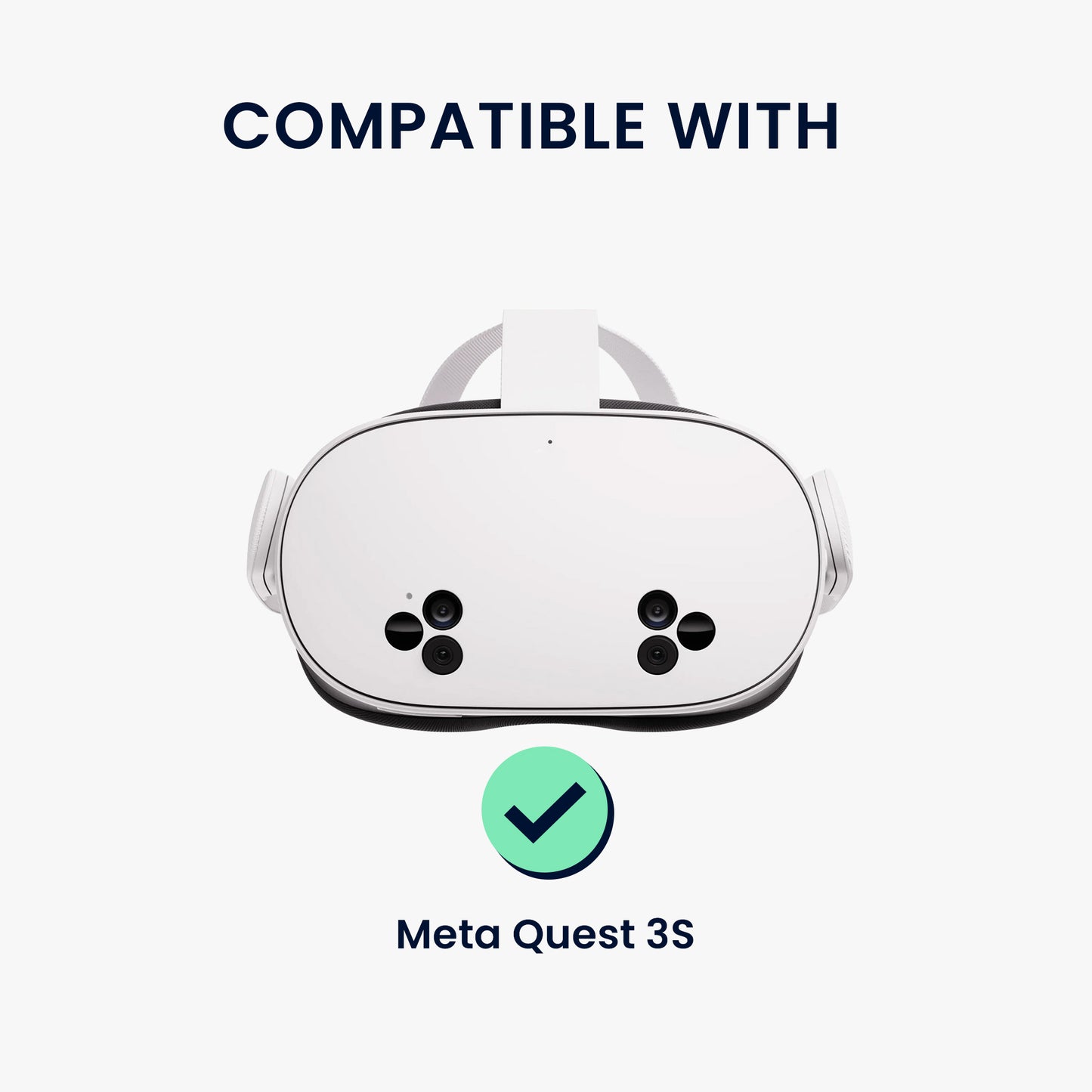 kwmobile Objektivabdeckung kompatibel mit Meta Quest 3S Schutz Cover VR Brille Objektivschutzhülle staubdicht und kratzfest