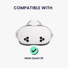 kwmobile Objektivabdeckung kompatibel mit Meta Quest 3S Schutz Cover VR Brille Objektivschutzhülle staubdicht