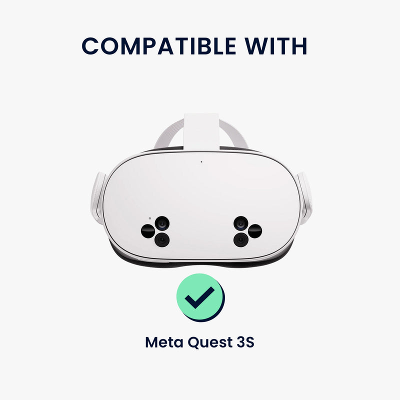 kwmobile Objektivabdeckung kompatibel mit Meta Quest 3S Schutz Cover VR Brille Objektivschutzhülle staubdicht und kratzfest