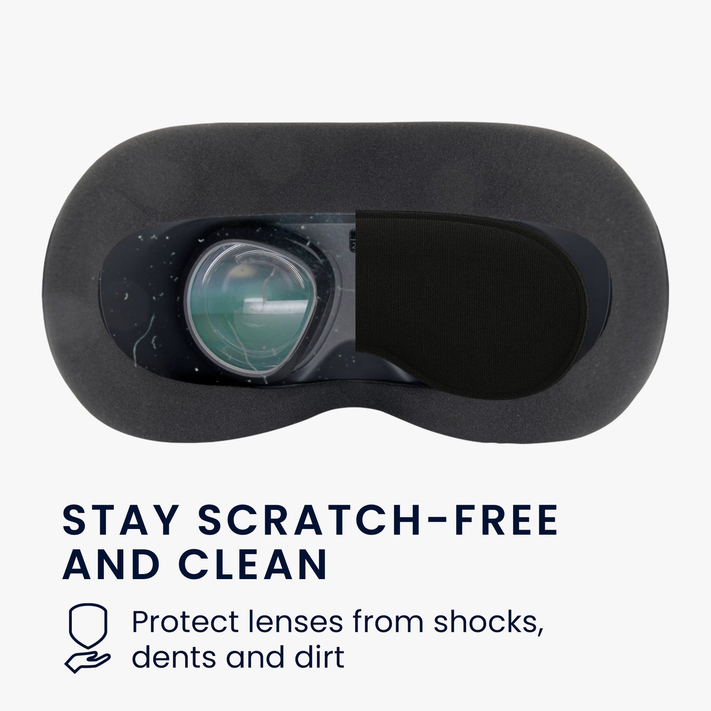 kwmobile Objektivabdeckung kompatibel mit Meta Quest 3S Schutz Cover VR Brille Objektivschutzhülle staubdicht und kratzfest