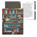 kwmobile Schutzhülle für Amazon Kindle Scribe 11" (2025) Hülle - eReader Flip Case mit Auto Sleep Funktion - Bibliothek Motto