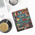 kwmobile Schutzhülle für Amazon Kindle Scribe 11" (2025) Hülle - eReader Flip Case mit Auto Sleep Funktion - Bibliothek Motto