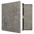 kwmobile Hülle kompatibel mit Amazon Kindle Scribe 11" (2025) Hülle - Kunstleder Cover - Pusteblume Love Grau Grau  [dsg01]