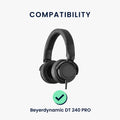 kwmobile Ohr Polster für Beyerdynamic DT 240 PRO Ohrpolster Ersatz Ohrpolster Kopfhörer Ersatzteile Kopfhörer Ersatzpolster für Over Ear Headphones