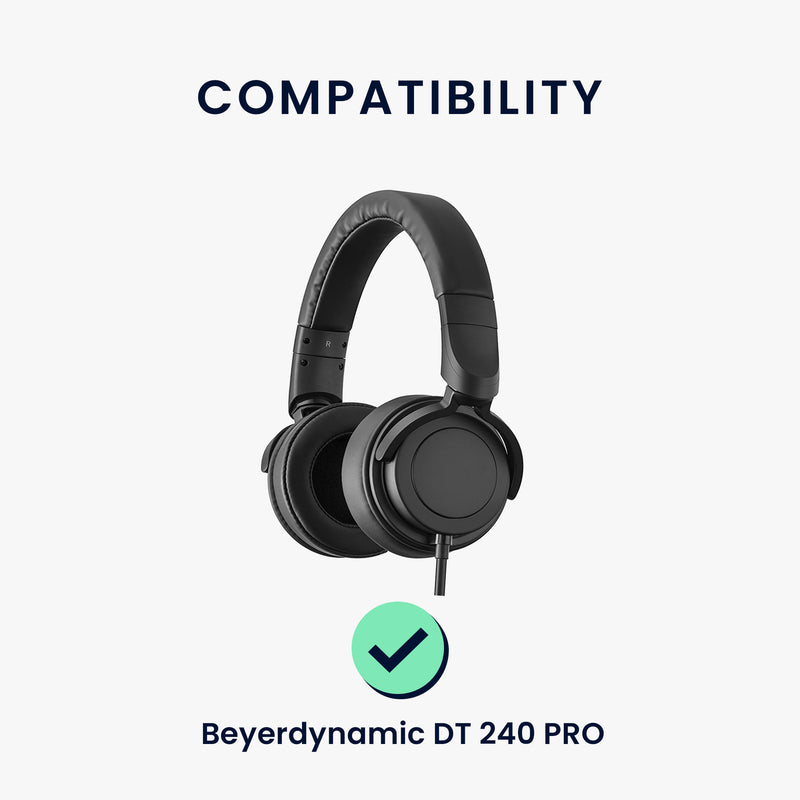 kwmobile Ohr Polster für Beyerdynamic DT 240 PRO Ohrpolster Ersatz Ohrpolster Kopfhörer Ersatzteile Kopfhörer Ersatzpolster für Over Ear Headphones