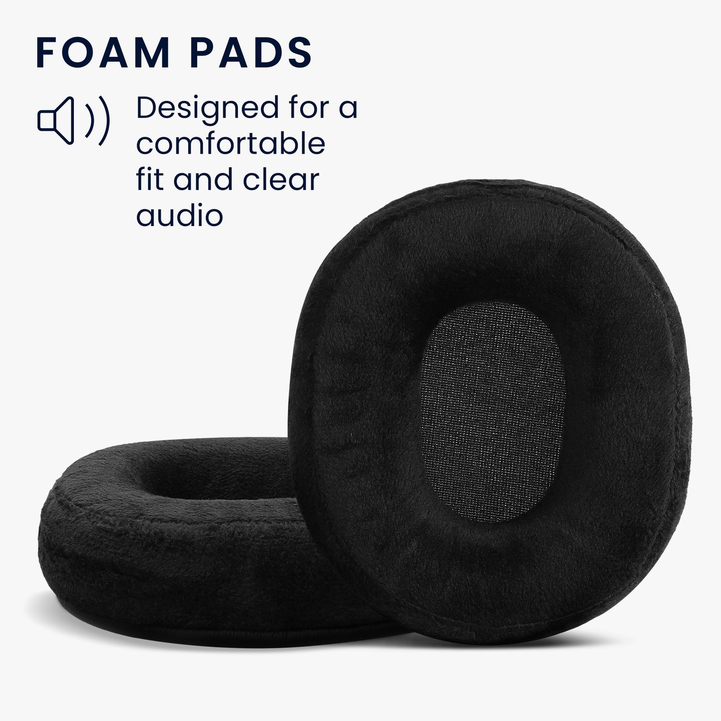 kwmobile Ohr Polster für AudioTechnica ATH M20x BT Ohrpolster Ersatz Ohrpolster Kopfhörer Ersatzteile Kopfhörer Ersatzpolster für Over Ear Headphones