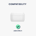 kwmobile Hülle kompatibel mit Jabra Elite 4 Kopfhörer Schutzhülle Etui Case Cover Schoner