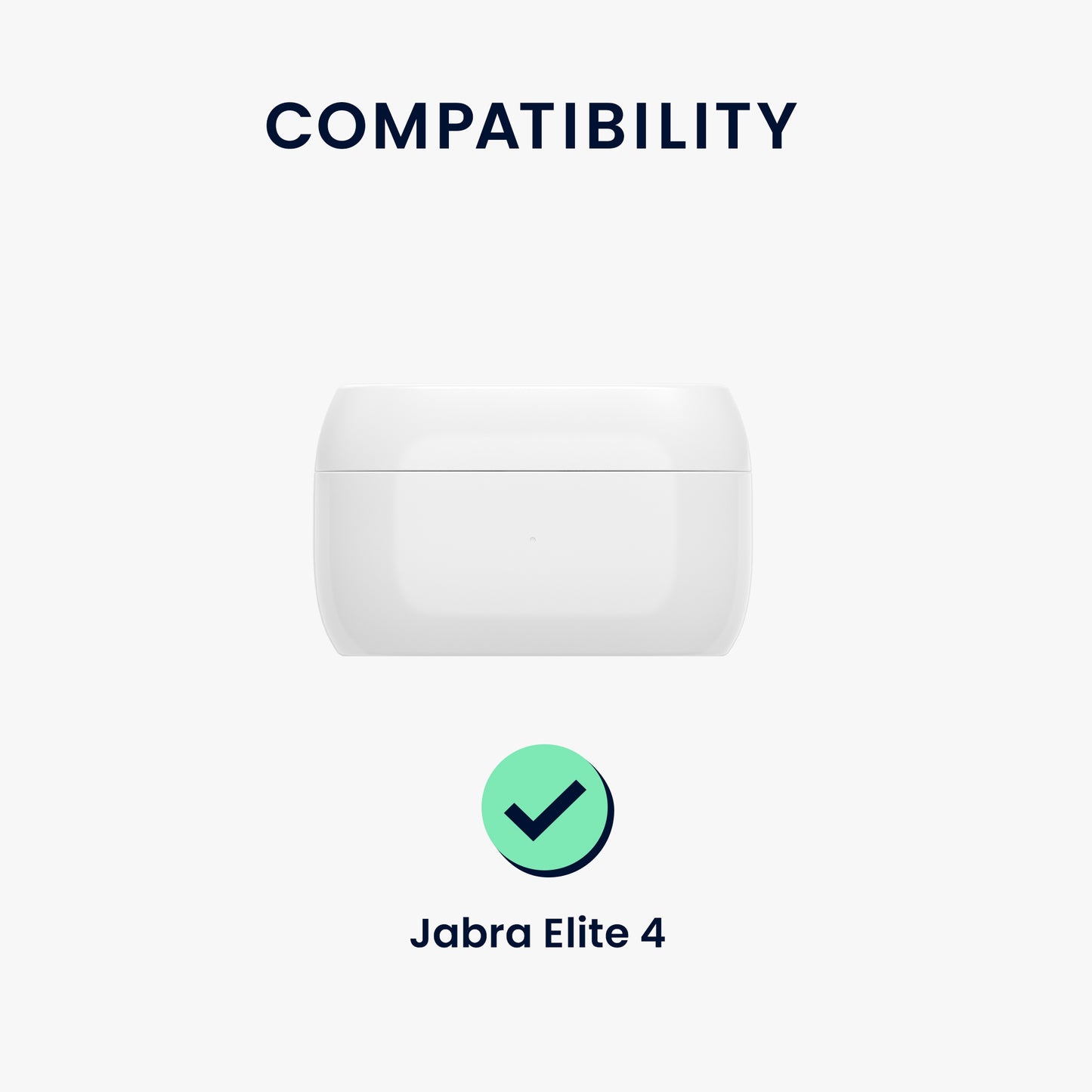 kwmobile Hülle kompatibel mit Jabra Elite 4 Kopfhörer Schutzhülle Etui Case Cover Schoner