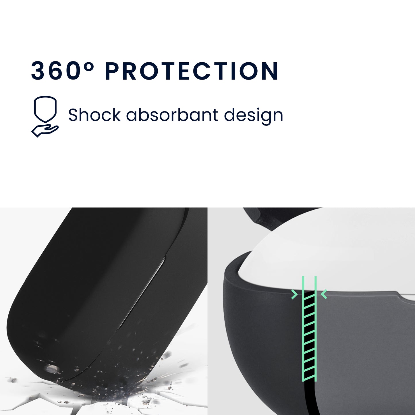 kwmobile Hülle kompatibel mit Jabra Elite 4 Kopfhörer Schutzhülle Etui Case Cover Schoner