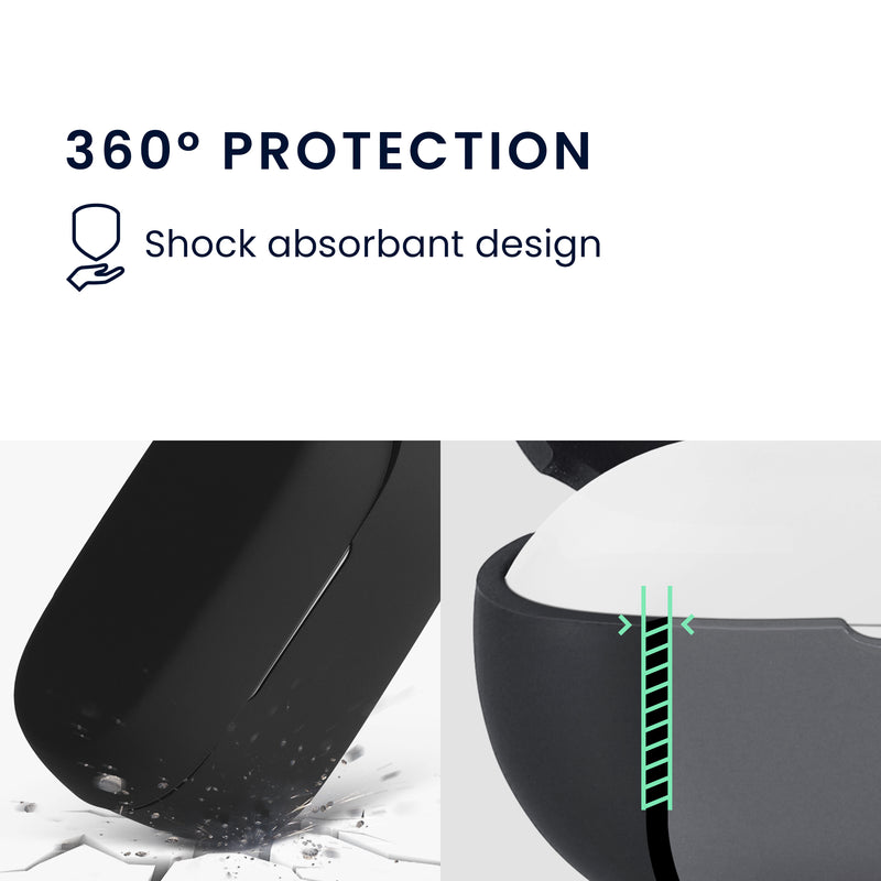 kwmobile Hülle kompatibel mit Jabra Elite 4 Kopfhörer Schutzhülle Etui Case Cover Schoner