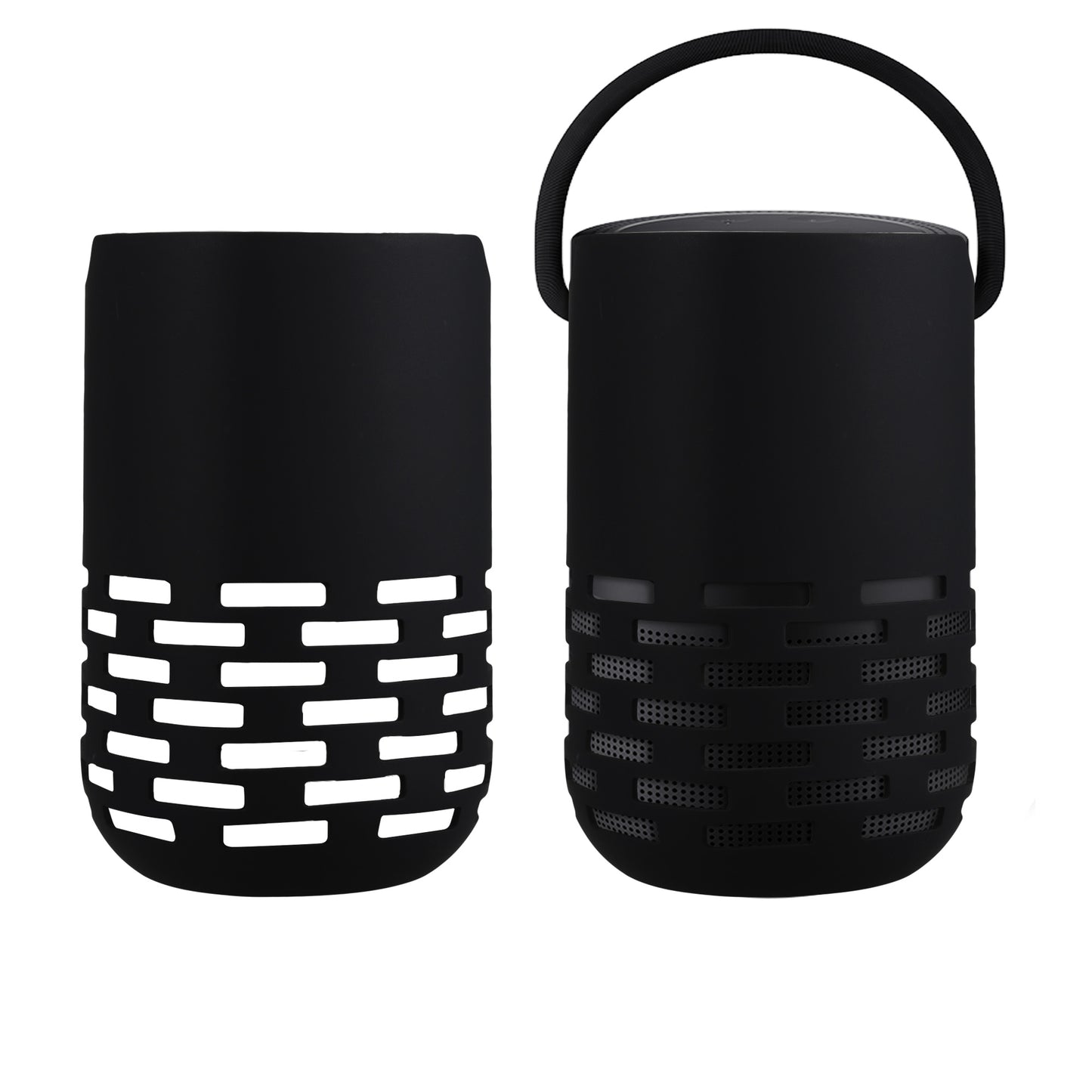 kwmobile Silikon Hülle kompatibel mit Bose Portable Home Speaker - Schutzhülle für Mini Speaker - Cover Bluetooth Lautsprecher Schwarz Schwarz  
