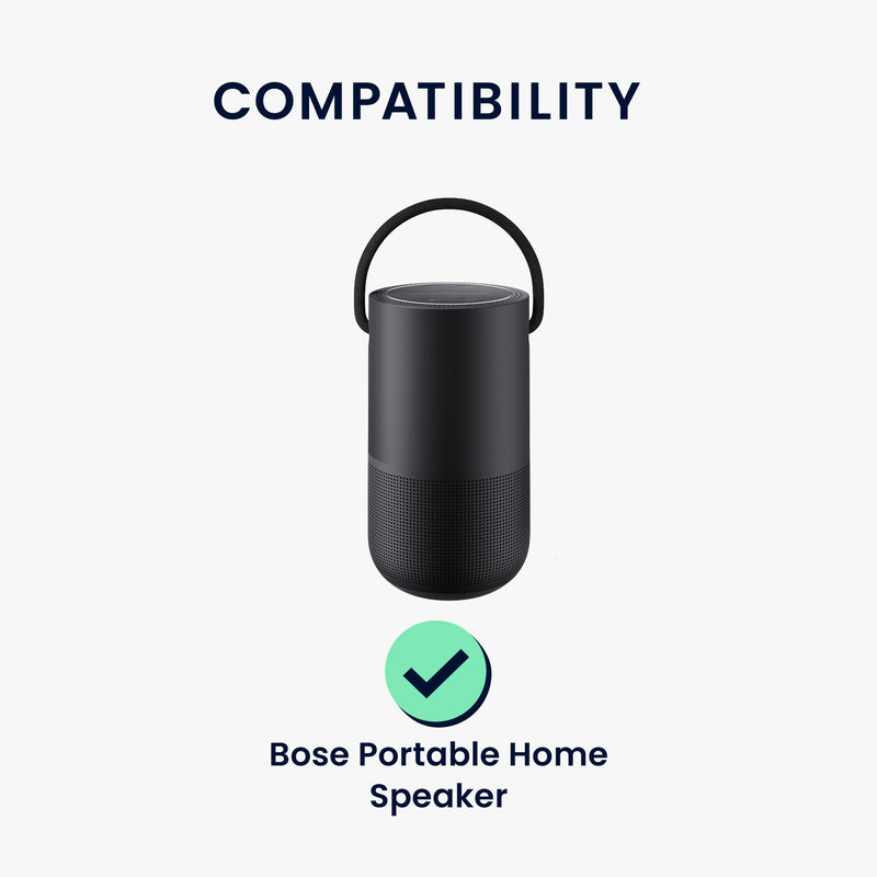 kwmobile Silikon Hülle kompatibel mit Bose Portable Home Speaker Schutzhülle für Mini Speaker Cover Bluetooth Lautsprecher