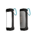 kwmobile Silikon Hülle kompatibel mit JBL Flip 6 / Flip 5 - Schutzhülle für Mini Speaker - Cover Bluetooth Lautsprecher Schwarz Schwarz  