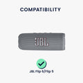 kwmobile Hülle kompatibel mit JBL Flip 6 / Flip 5 Schutzhülle für Mini Speaker Cover Bluetooth Lautsprecher