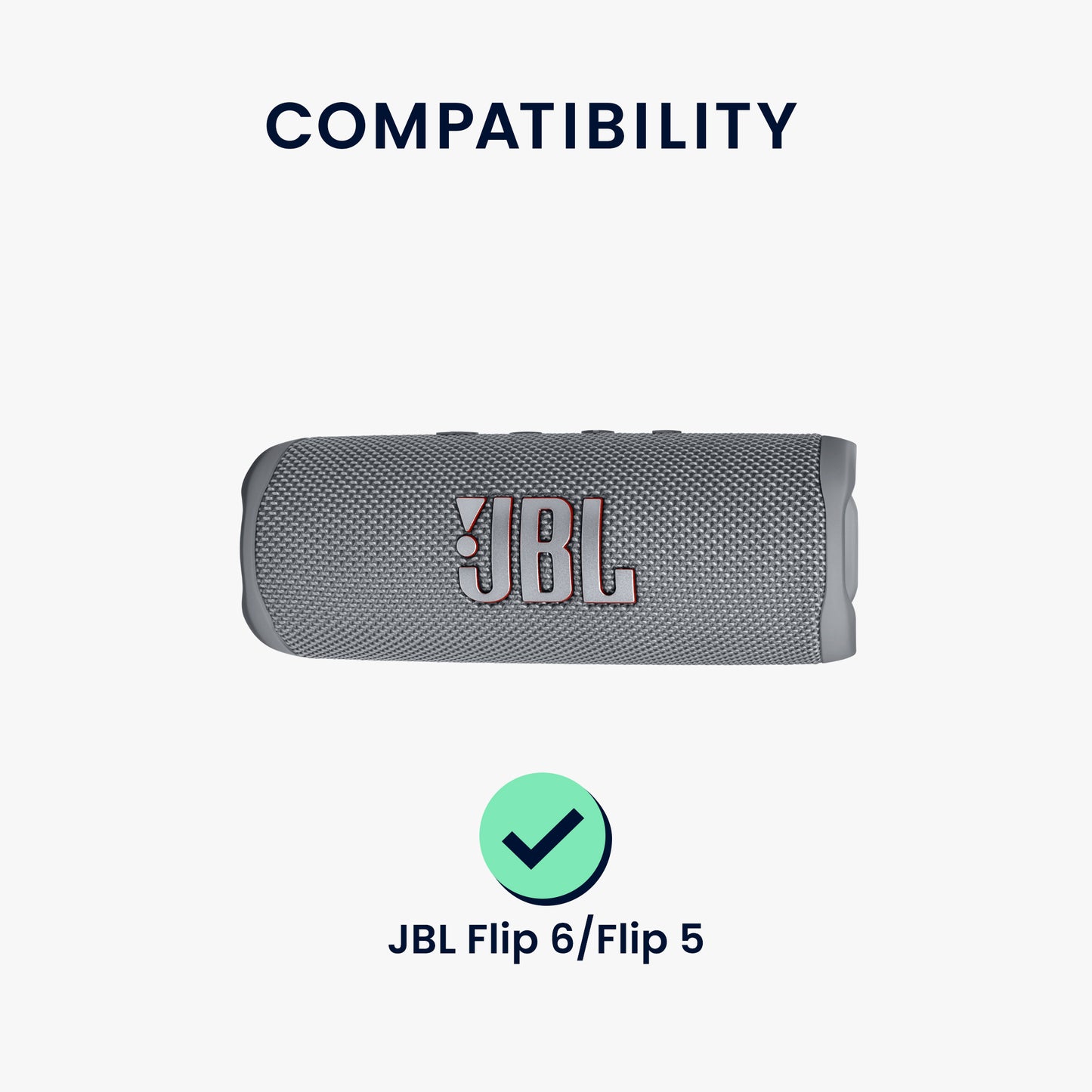 kwmobile Hülle kompatibel mit JBL Flip 6 / Flip 5 Schutzhülle für Mini Speaker Cover Bluetooth Lautsprecher