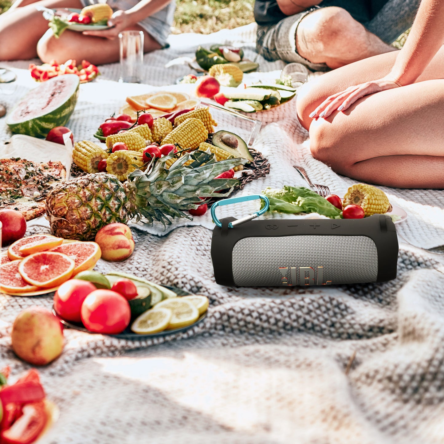 kwmobile Hülle kompatibel mit JBL Flip 6 / Flip 5 Schutzhülle für Mini Speaker Cover Bluetooth Lautsprecher