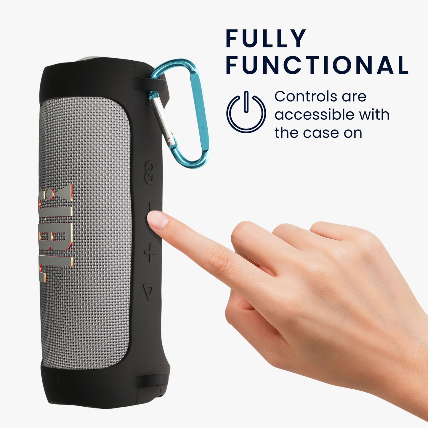 kwmobile Hülle kompatibel mit JBL Flip 6 / Flip 5 Schutzhülle für Mini Speaker Cover Bluetooth Lautsprecher
