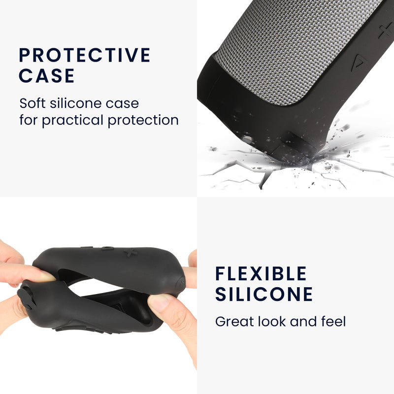 kwmobile Hülle kompatibel mit JBL Flip 6 / Flip 5 Schutzhülle für Mini Speaker Cover Bluetooth Lautsprecher